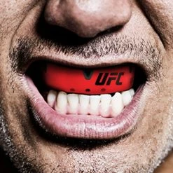 OPRO Mouthguard UFC Silver - Black/Red,