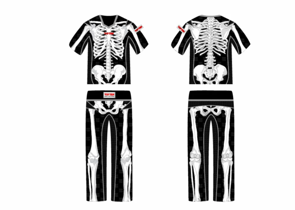 Cheapest ✔️ TopTen Top Ten SKELETON Energy Fighter Uniform - Black/white, 1682-SKE ❤️ 6 TopTen Top Ten SKELETON Energy Fighter Uniform - Black/white, 1682-SKE