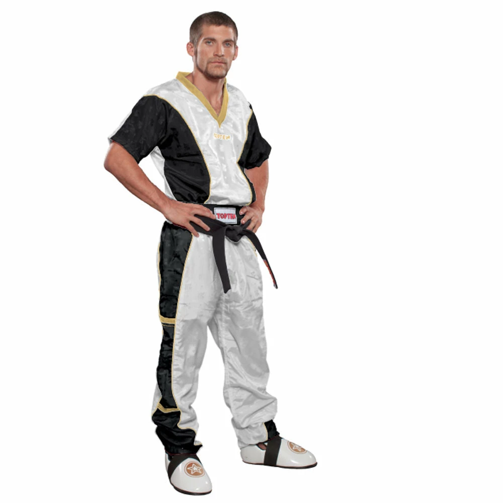 Coupon ✨ TopTen TOP TEN Uniform - White/black/gold, 1608-1WBG 😀 3 TopTen TOP TEN Uniform - White/black/gold, 1608-1WBG