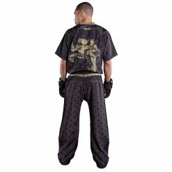 TopTen Top Ten Uniform Energy Line Sublimation - SKULL - Black/gold, 1682-9E OFFERS