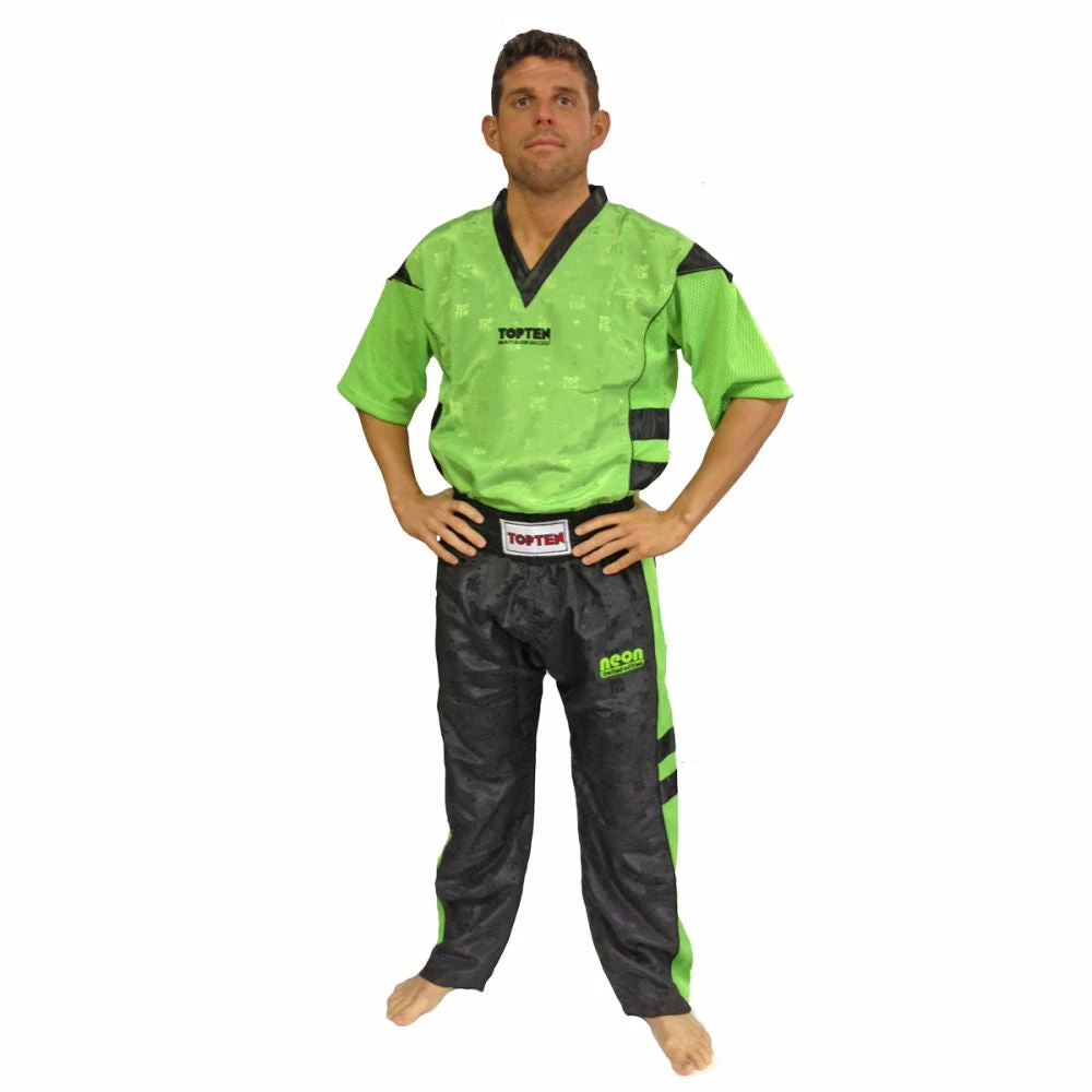 New ๐ TopTen OFFERS Fight Suit TOP TEN -uniform- Neon Green/black, 1681-51 โ๏ธ 8 TopTen OFFERS Fight Suit TOP TEN -uniform- Neon Green/black, 1681-51