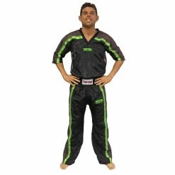 TopTen OFFERS Fight TOP TEN Uniform Mesh - Black/grey/neon Green, 1605-51N