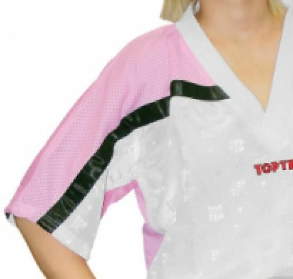 Flash Sale 🔔 TopTen OFFERS Top Ten Mesh Uniform 1605 Model - White/pink/black, 1605-WH-P 👍 4 TopTen OFFERS Top Ten Mesh Uniform 1605 Model - White/pink/black, 1605-WH-P