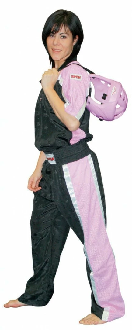 Brand new ๐ TopTen Top Ten Mesh Uniform 1605 Model - Black/pink, 1605-BLK-P ๐งจ 3 TopTen Top Ten Mesh Uniform 1605 Model - Black/pink, 1605-BLK-P