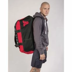 Sports Bag FIGHTER LINE XL - Red/grey/black TRAINING