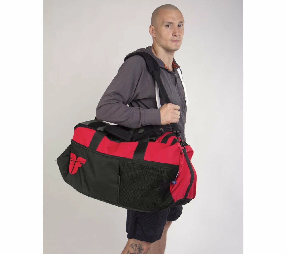 Hot Sale 🛒 Sports Bag FIGHTER LINE XL - Red/grey/black TRAINING 🤩 6 Sports Bag FIGHTER LINE XL - Red/grey/black TRAINING