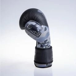 Fighter SPLIT Boxing Gloves - Black/camo, FBG-001BBL