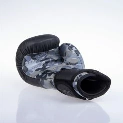 Fighter SPLIT Boxing Gloves - Black/camo, FBG-001BBL