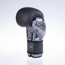 Fighter SPLIT Boxing Gloves - Black/camo, FBG-001BBL