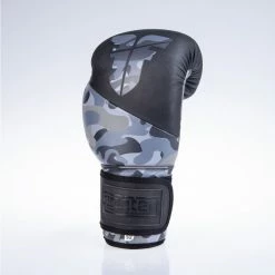 Fighter SPLIT Boxing Gloves - Black/camo, FBG-001BBL