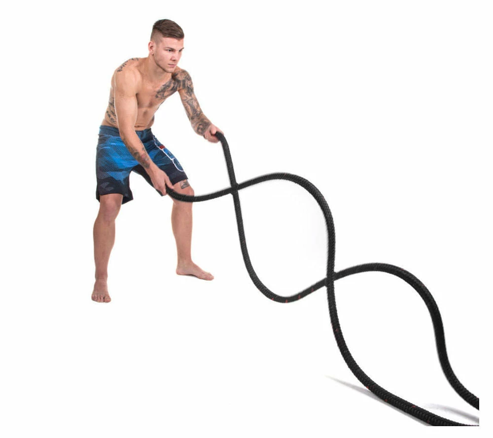 Deals ๐ฏ TRAINING Fighter Battle Rope 40S - Black ๐ 5 TRAINING Fighter Battle Rope 40S - Black