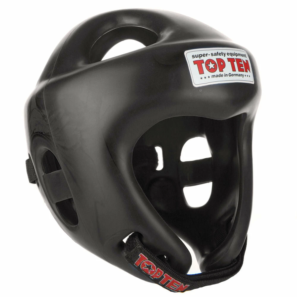 Brand new ⌛ TopTen Top Ten Black Competition Fight Head Guard, 1061-BLK ⌛ 3 TopTen Top Ten Black Competition Fight Head Guard, 1061-BLK