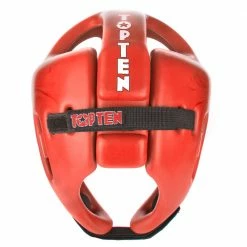 TopTen Red Competition Fight Head Guard - Red, 1061-R