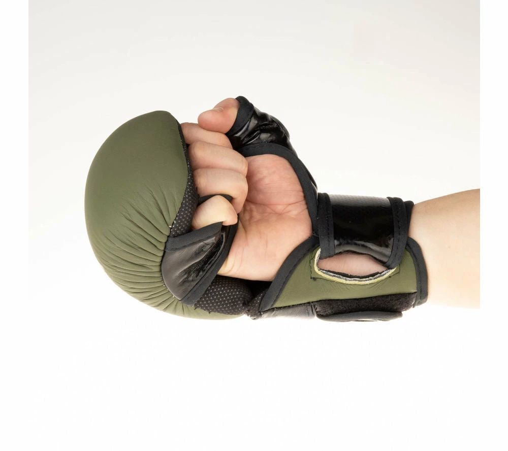 Promo ✔️ Fighter Training MMA Gloves - Khaki/black, FMG-001 ⌛ 5 Fighter Training MMA Gloves - Khaki/black, FMG-001