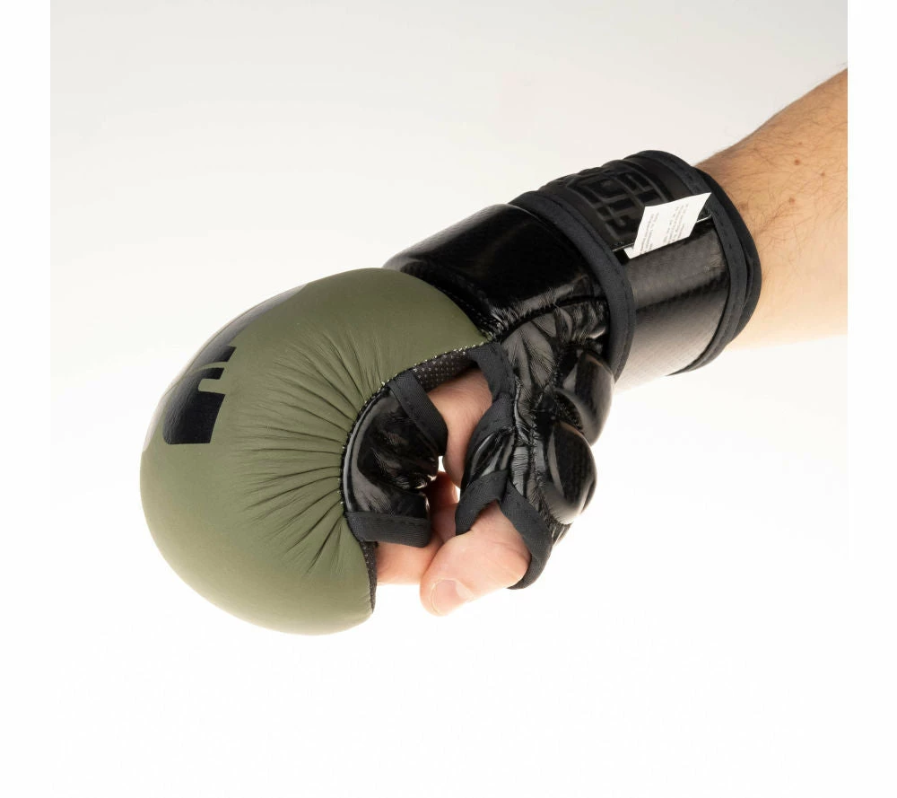 Promo ✔️ Fighter Training MMA Gloves - Khaki/black, FMG-001 ⌛ 9 Fighter Training MMA Gloves - Khaki/black, FMG-001