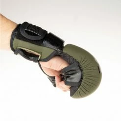 Promo ✔️ Fighter Training MMA Gloves - Khaki/black, FMG-001 ⌛ 22 Fighter Training MMA Gloves - Khaki/black, FMG-001