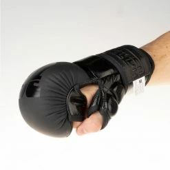 Fighter Training MMA Gloves - Black Logo, FMG-001