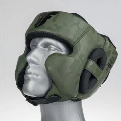Headguard Fighter Sparring Pro - Khaki/camo PROTECTION