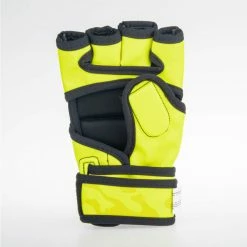 MMA Gloves Fighter Competition - Neon Yellow/camo