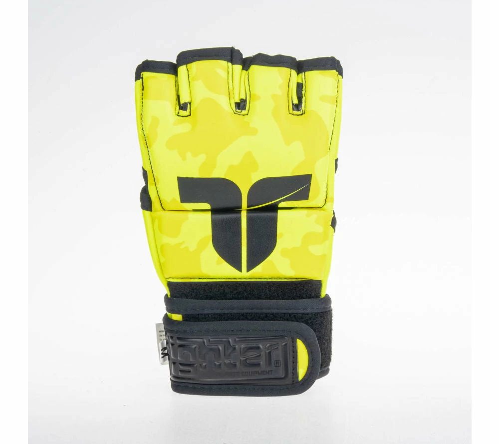 Wholesale ๐ MMA Gloves Fighter Competition - Neon Yellow/camo โ 7 MMA Gloves Fighter Competition - Neon Yellow/camo