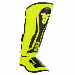 Fighters Inc. - Martial Arts Equipment Fighter Shinguards Thai Ergo - Neon Yellow/black