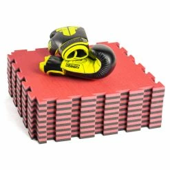 Trocellen Tatami Mini Set Of 8 Pieces - Red/black TRAINING