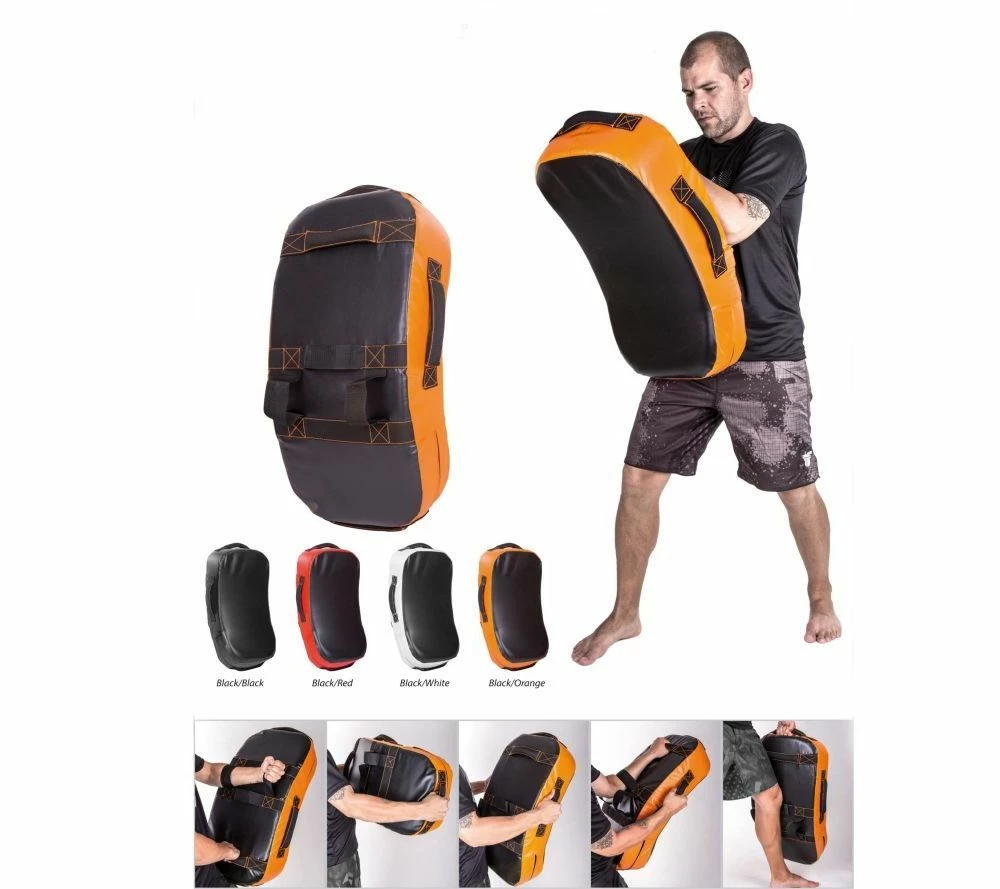 Flash Sale ๐คฉ TRAINING Fighter Curved Kicking Shield - MULTI GRIP - Black/orange, FKSH-01 ๐ 6 TRAINING Fighter Curved Kicking Shield - MULTI GRIP - Black/orange, FKSH-01