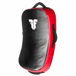 TRAINING Fighter Curved Kicking Shield - MULTI GRIP - Black/red, FKSH-02
