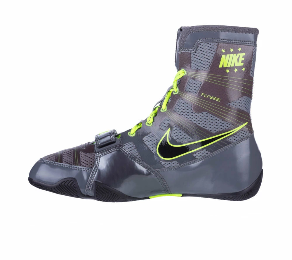 Best Pirce 👏 FOOTWEAR Boxing 👟 Shoes NIKE HyperKO - Grey/neon Yellow, 634923-007 ❤️ 2 FOOTWEAR Boxing Shoes NIKE HyperKO - Grey/neon Yellow, 634923-007