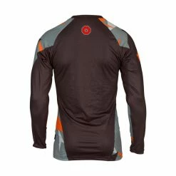 TopTen MMA Top Ten MMA Jungle Rashguard - Black/grey/neon Orange, 14121-93