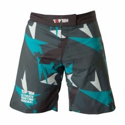 TopTen MMA OFFERS Top Ten MMA Shorts Jungle - Black/blue/grey, 18721-96