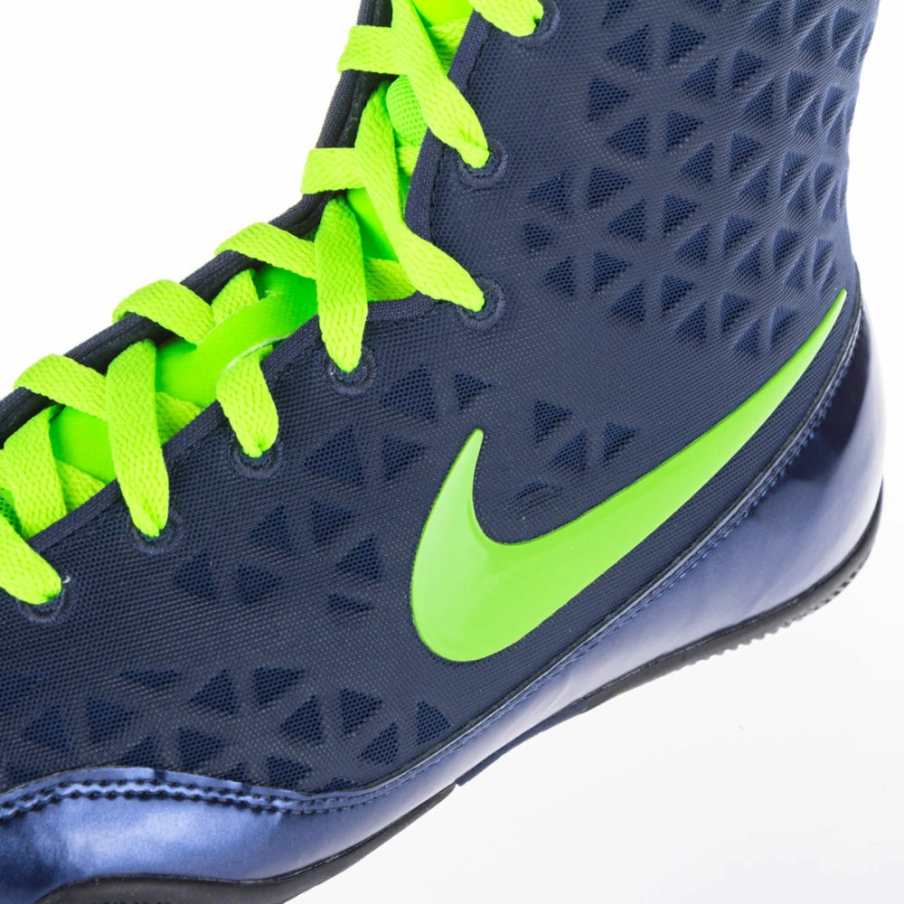 Best deal โ Nike KO Boxing ๐ Shoes - Navy Blue/eletric Green, 839421-413 ๐ 4 Nike KO Boxing Shoes - Navy Blue/eletric Green, 839421-413