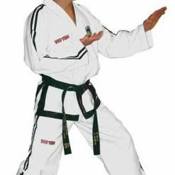 TopTen TOP TEN ITF Master Instructor Uniform - Diamond 1 - White, M.I.3 UNIFORMS