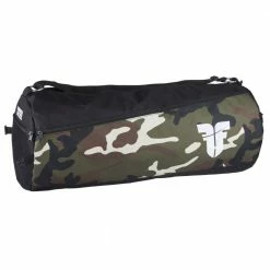 TRAINING Fighter Round Shoulder Bag - Black/camo, FSB-06