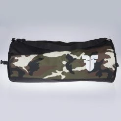 TRAINING Fighter Round Shoulder Bag - Black/camo, FSB-06