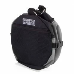 Fighter Round Shoulder Bag - Black/grey, FSB-04