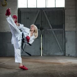 Hayashi WKF Foot And Shin Protection - Blue, 343-6