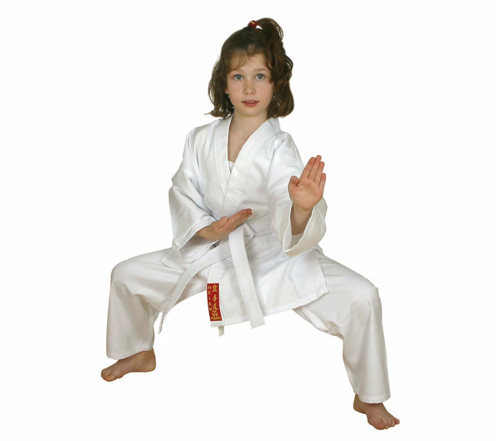 New 🔥 Hayashi HEIAN Lightweight White Student Uniform - 7oz WKF Approved SPE, 020-1WKF ✨ 8 Hayashi HEIAN Lightweight White Student Uniform - 7oz WKF Approved SPE, 020-1WKF