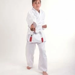 Hayashi HEIAN Lightweight White Student Uniform - 7oz WKF Approved SPE, 020-1WKF