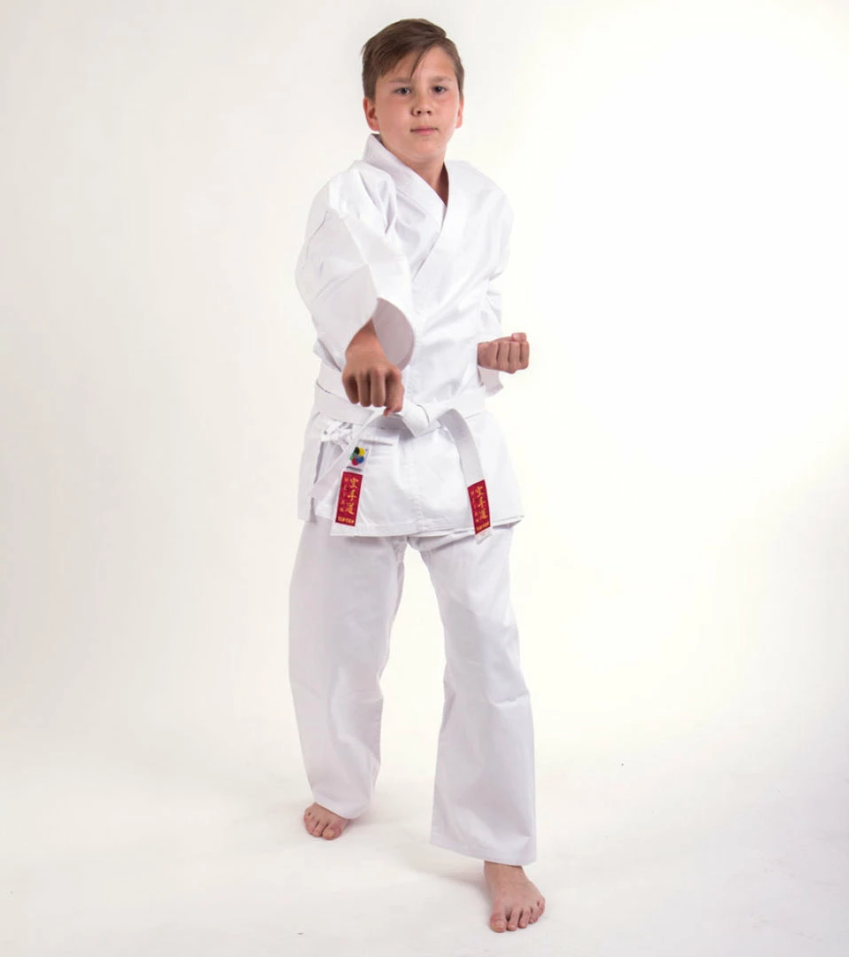New 🔥 Hayashi HEIAN Lightweight White Student Uniform - 7oz WKF Approved SPE, 020-1WKF ✨ 4 Hayashi HEIAN Lightweight White Student Uniform - 7oz WKF Approved SPE, 020-1WKF