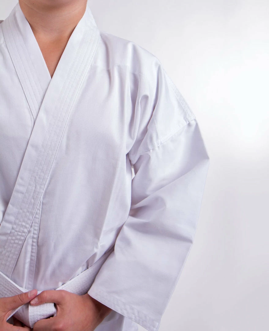 New 🔥 Hayashi HEIAN Lightweight White Student Uniform - 7oz WKF Approved SPE, 020-1WKF ✨ 7 Hayashi HEIAN Lightweight White Student Uniform - 7oz WKF Approved SPE, 020-1WKF