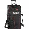 Hayashi - Trolley - Deluxe Wheeled Travel Black/Red Bag, 8007-94 TRAINING