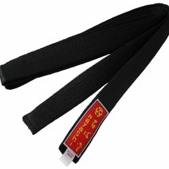 Hayashi Satin Black Belt, 0571-9 Uniforms & Gi