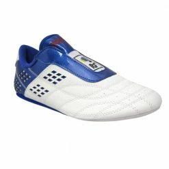 Brand new โ๏ธ FOOTWEAR TopTen BUDO ITF Laceless White & Blue Lightweight Taekwon-Do ๐ Shoes, 543-16 ๐ 14 FOOTWEAR TopTen BUDO ITF Laceless White & Blue Lightweight Taekwon-Do Shoes, 543-16