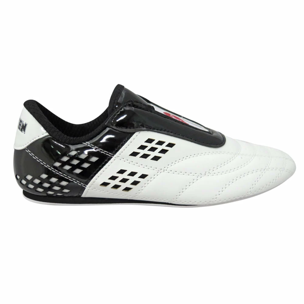 Wholesale ๐ TopTen BUDO Laceless Black & White Lightweight Vented Martial Arts ๐ Shoes, 543-9 FOOTWEAR ๐ 9 TopTen BUDO Laceless Black & White Lightweight Vented Martial Arts Shoes, 543-9 FOOTWEAR