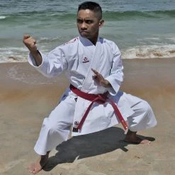 Uniforms & Gi Hayashi WKF Karate-Gi KATAMORI - Red Embroidery, 0295-4