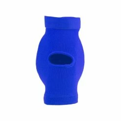 Fighter FF Elbow Guard Blue Oval Cup Protector With Elastic Strap, FEG-01B