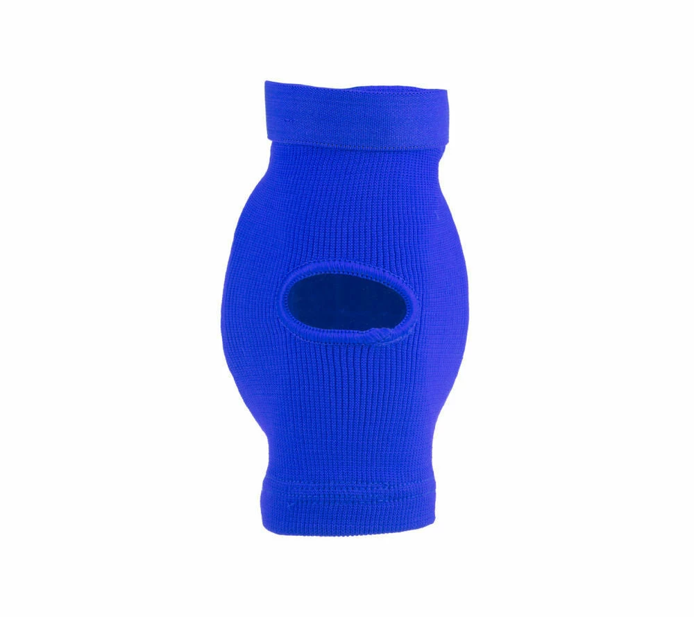 Hot Sale ๐ Fighter FF Elbow Guard Blue Oval Cup Protector With Elastic Strap, FEG-01B ๐ 4 Fighter FF Elbow Guard Blue Oval Cup Protector With Elastic Strap, FEG-01B