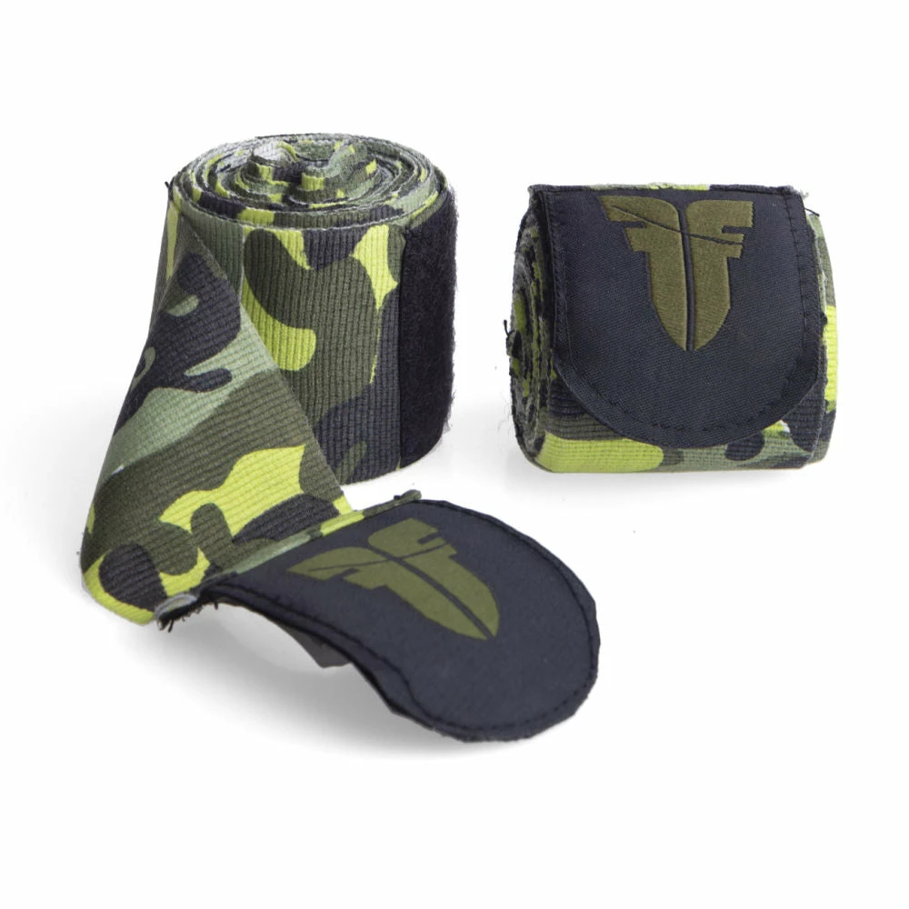 Hot Sale 💯 Fighter Handwraps - Green Camo, FHW-001GNC 🛒 3 Fighter Handwraps - Green Camo, FHW-001GNC