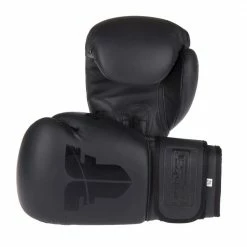 Fighter SIAM Boxing Gloves - Black, FBG-001B